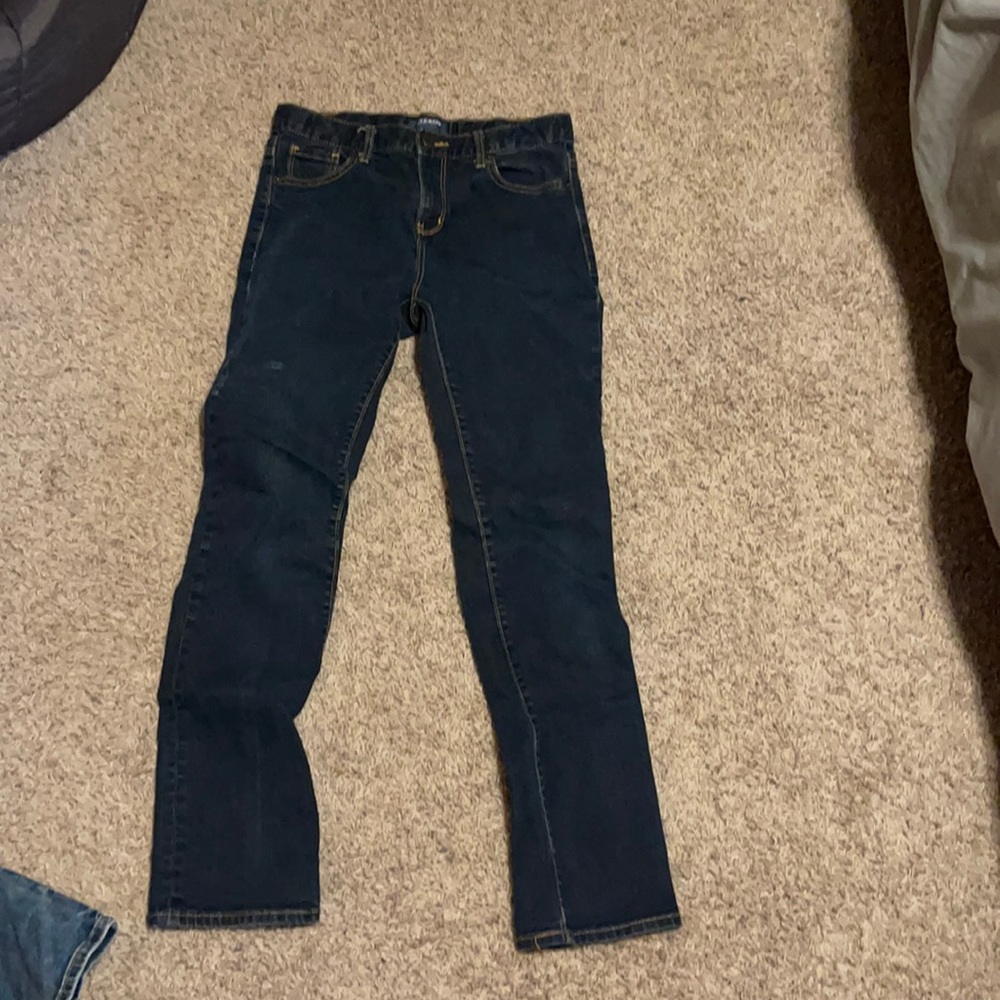 Boys adjustable skinny jeans